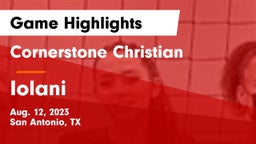 Cornerstone Christian  vs Iolani  Game Highlights - Aug. 12, 2023