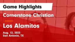 Cornerstone Christian  vs Los Alamitos  Game Highlights - Aug. 12, 2023