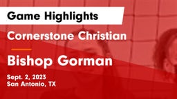 Cornerstone Christian  vs Bishop Gorman  Game Highlights - Sept. 2, 2023