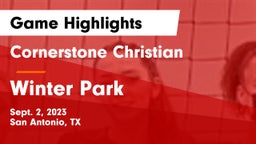 Cornerstone Christian  vs Winter Park  Game Highlights - Sept. 2, 2023