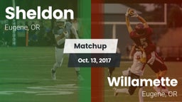 Matchup: Sheldon  vs. Willamette  2017