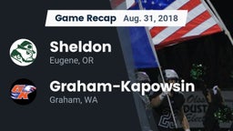 Recap: Sheldon  vs. Graham-Kapowsin  2018