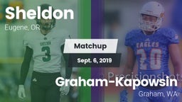 Matchup: Sheldon  vs. Graham-Kapowsin  2019