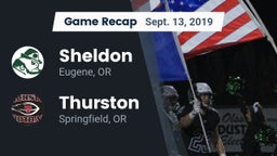 Recap: Sheldon  vs. Thurston  2019