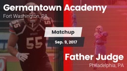 Matchup: Germantown Academy vs. Father Judge  2017