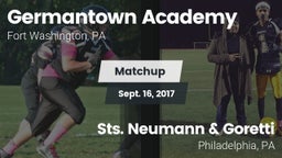 Matchup: Germantown Academy vs. Sts. Neumann & Goretti  2017