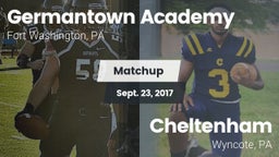 Matchup: Germantown Academy vs. Cheltenham  2017
