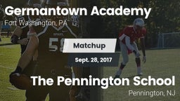Matchup: Germantown Academy vs. The Pennington School 2017