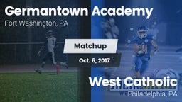 Matchup: Germantown Academy vs. West Catholic  2017