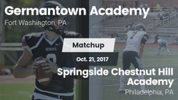 Matchup: Germantown Academy vs. Springside Chestnut Hill Academy  2017