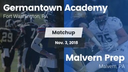 Matchup: Germantown Academy vs. Malvern Prep  2018