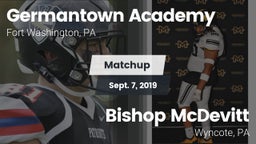 Matchup: Germantown Academy vs. Bishop McDevitt  2019