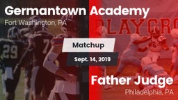 Matchup: Germantown Academy vs. Father Judge  2019