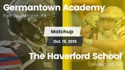 Matchup: Germantown Academy vs. The Haverford School 2019