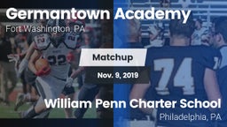 Matchup: Germantown Academy vs. William Penn Charter School 2019