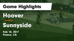 Hoover  vs Sunnyside  Game Highlights - Feb 10, 2017