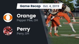 Recap: Orange  vs. Perry  2019