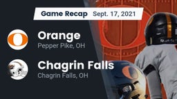 Recap: Orange  vs. Chagrin Falls  2021