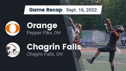 Recap: Orange  vs. Chagrin Falls  2022