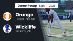 Recap: Orange  vs. Wickliffe  2023