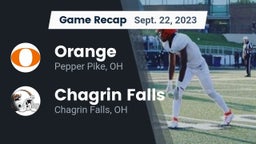 Recap: Orange  vs. Chagrin Falls  2023