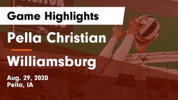 Pella Christian  vs Williamsburg  Game Highlights - Aug. 29, 2020
