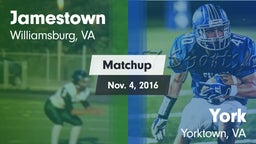 Matchup: Jamestown High vs. York  2016
