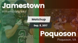 Matchup: Jamestown High vs. Poquoson  2017