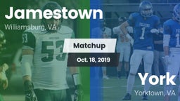 Matchup: Jamestown High vs. York  2019