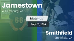 Matchup: Jamestown High vs. Smithfield  2020