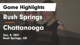 Rush Springs  vs Chattanooga  Game Highlights - Jan. 8, 2021