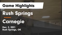 Rush Springs  vs Carnegie  Game Highlights - Dec. 2, 2021