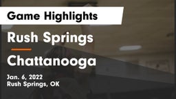 Rush Springs  vs Chattanooga  Game Highlights - Jan. 6, 2022