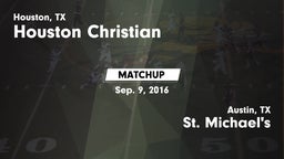Matchup: Houston Christian vs. St. Michael's  2016