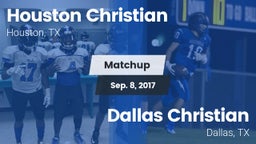 Matchup: Houston Christian vs. Dallas Christian  2017