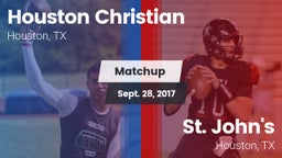 Matchup: Houston Christian vs. St. John's  2017