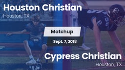 Matchup: Houston Christian vs. Cypress Christian  2018
