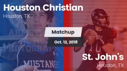 Matchup: Houston Christian vs. St. John's  2018