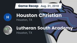 Recap: Houston Christian  vs. Lutheran South Academy 2018