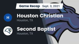 Recap: Houston Christian  vs. Second Baptist  2021