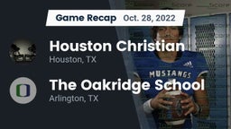 Recap: Houston Christian  vs. The Oakridge School 2022