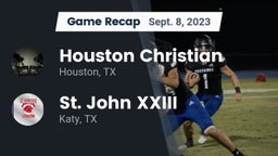 Recap: Houston Christian  vs. St. John XXIII  2023
