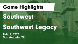 Southwest  vs Southwest Legacy  Game Highlights - Feb. 4, 2020