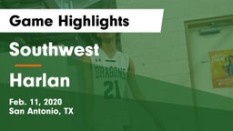 Southwest  vs Harlan  Game Highlights - Feb. 11, 2020