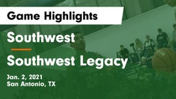 Southwest  vs Southwest Legacy  Game Highlights - Jan. 2, 2021