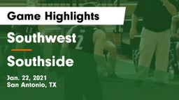 Southwest  vs Southside  Game Highlights - Jan. 22, 2021