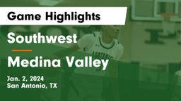 Southwest  vs Medina Valley  Game Highlights - Jan. 2, 2024