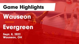 Wauseon  vs Evergreen  Game Highlights - Sept. 8, 2022
