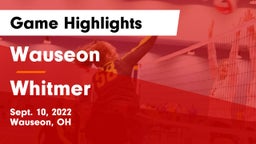 Wauseon  vs Whitmer Game Highlights - Sept. 10, 2022