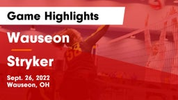 Wauseon  vs Stryker  Game Highlights - Sept. 26, 2022